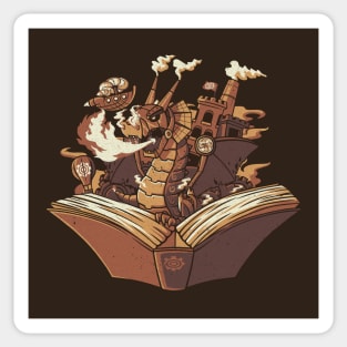 Steampunk Dragon by Tobe Fonseca Sticker